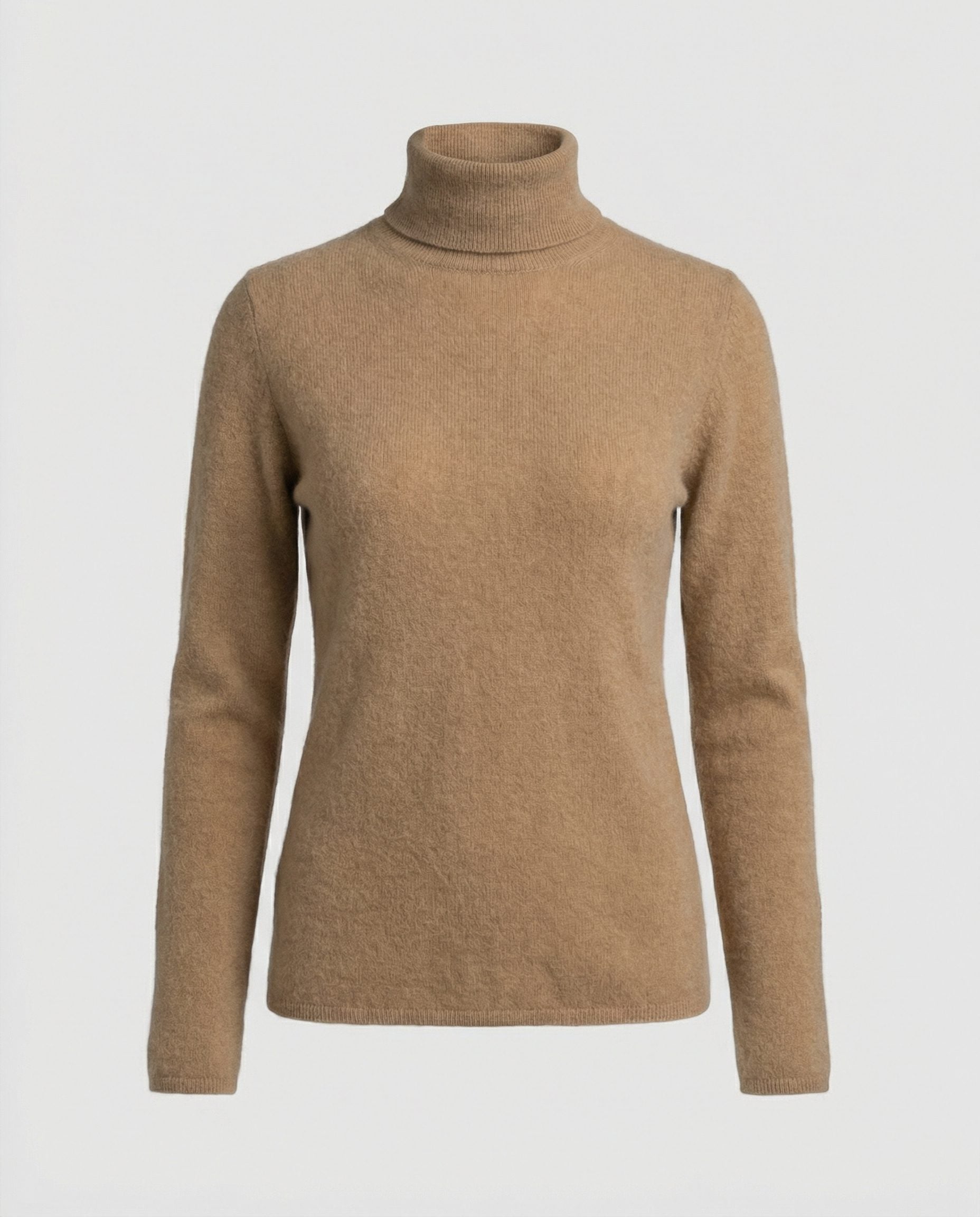 Damen Rollkragenpullover aus Rippstrick-Knit - View 3