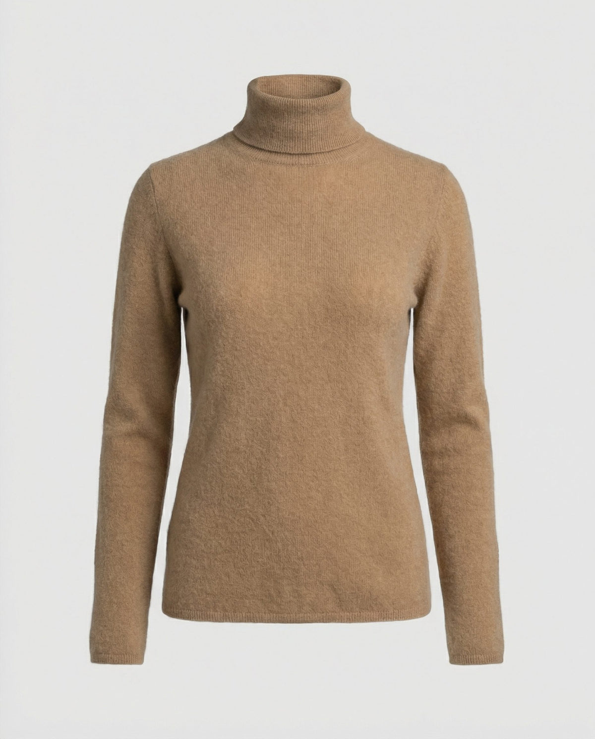 Damen Rollkragenpullover aus Rippstrick-Knit - View 3